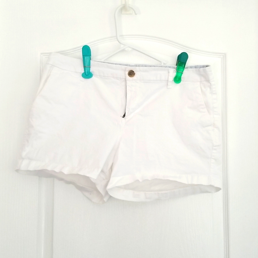 White shorts size 12